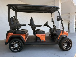 Evolution Ranger 4 Passenger Lithium Copper Golf Cart 03